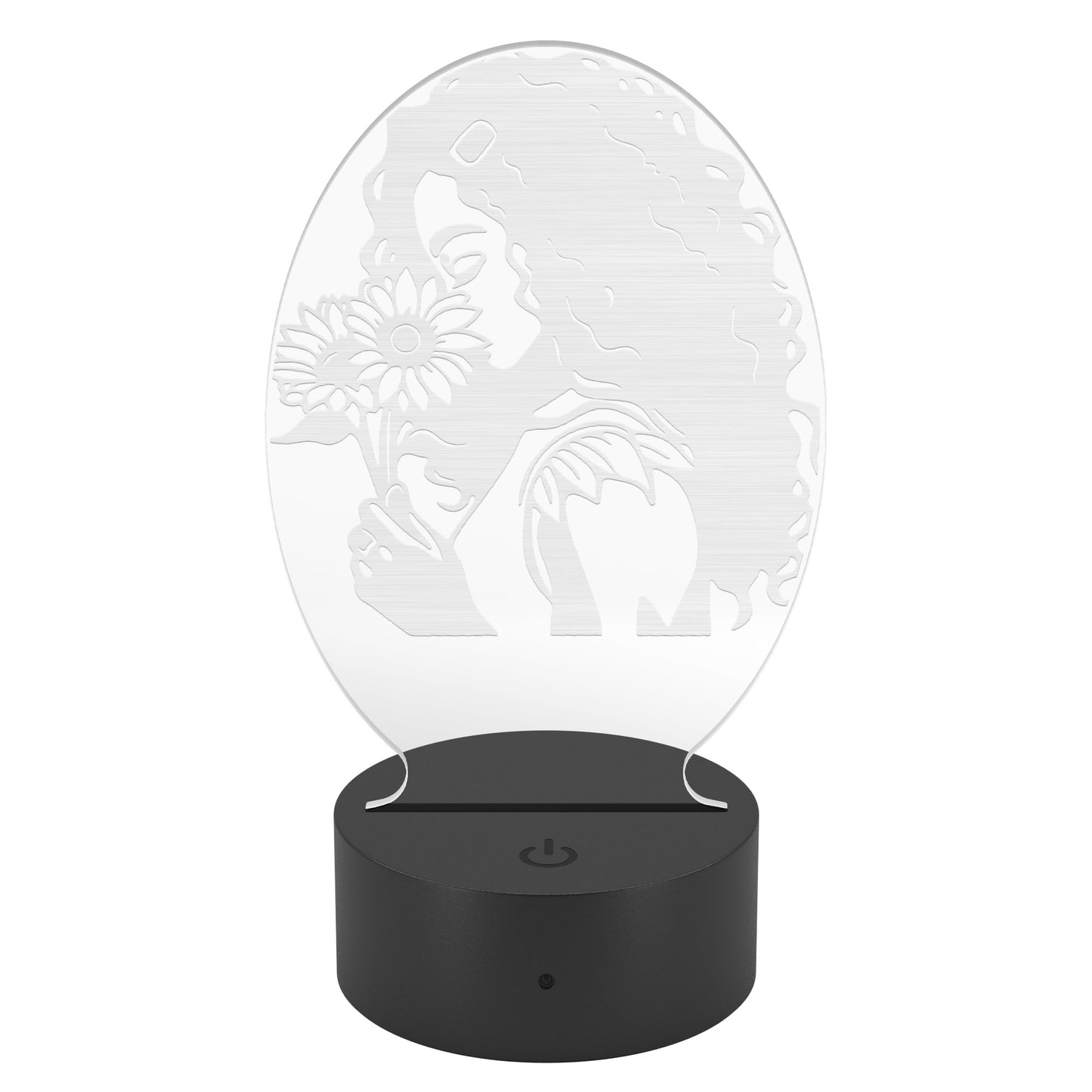 Vertical Oval Acrylic LED Sign