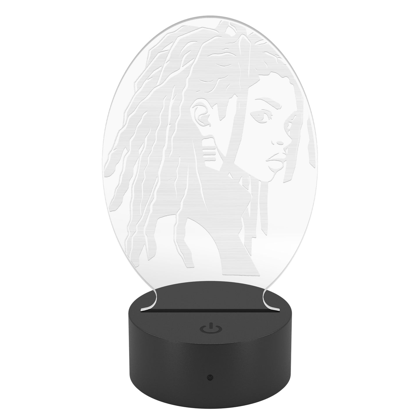 Vertical Oval Acrylic LED Sign