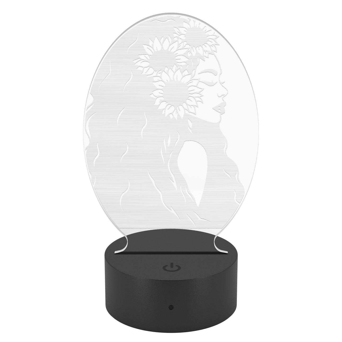 Vertical Oval Acrylic LED Sign
