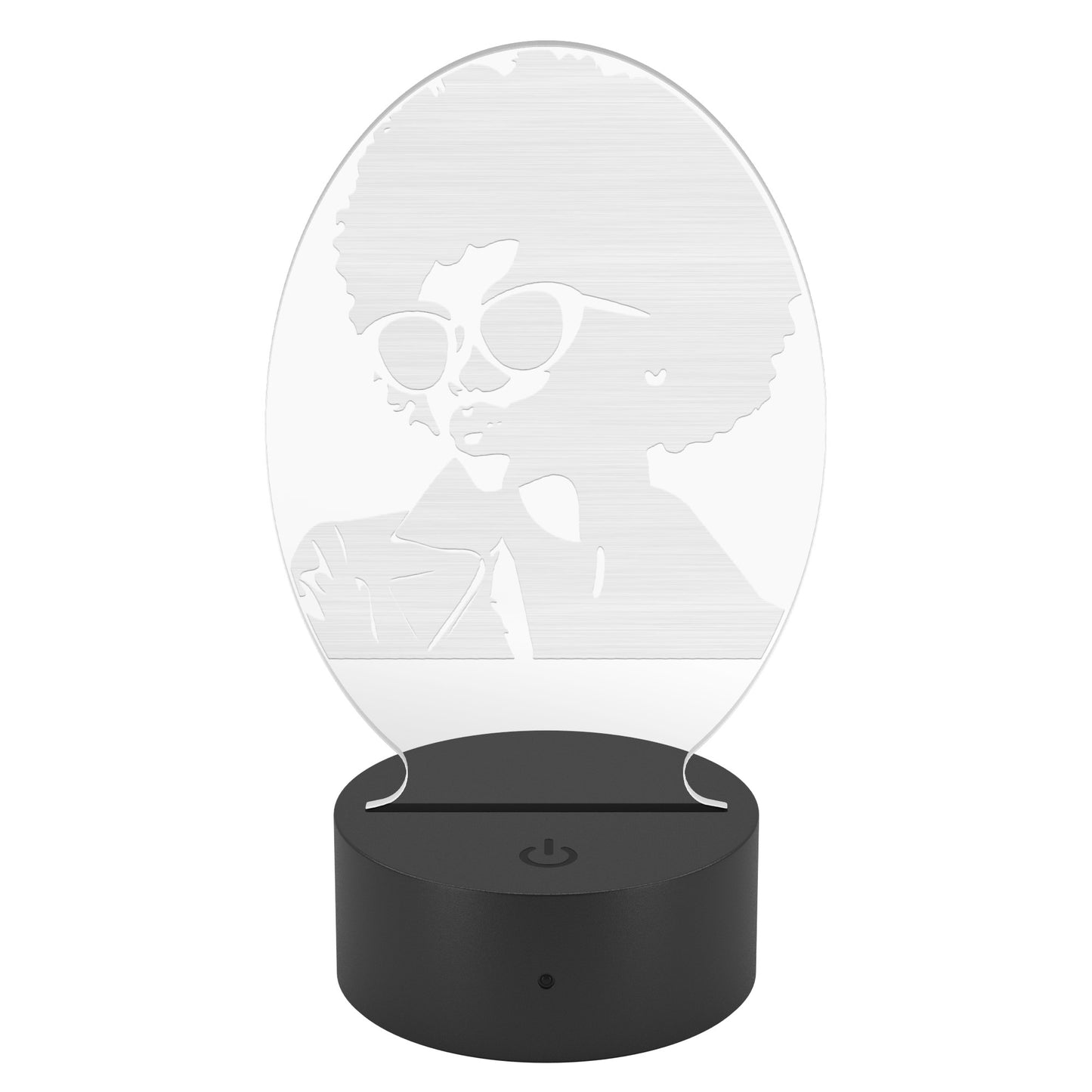 Vertical Oval Acrylic LED Sign