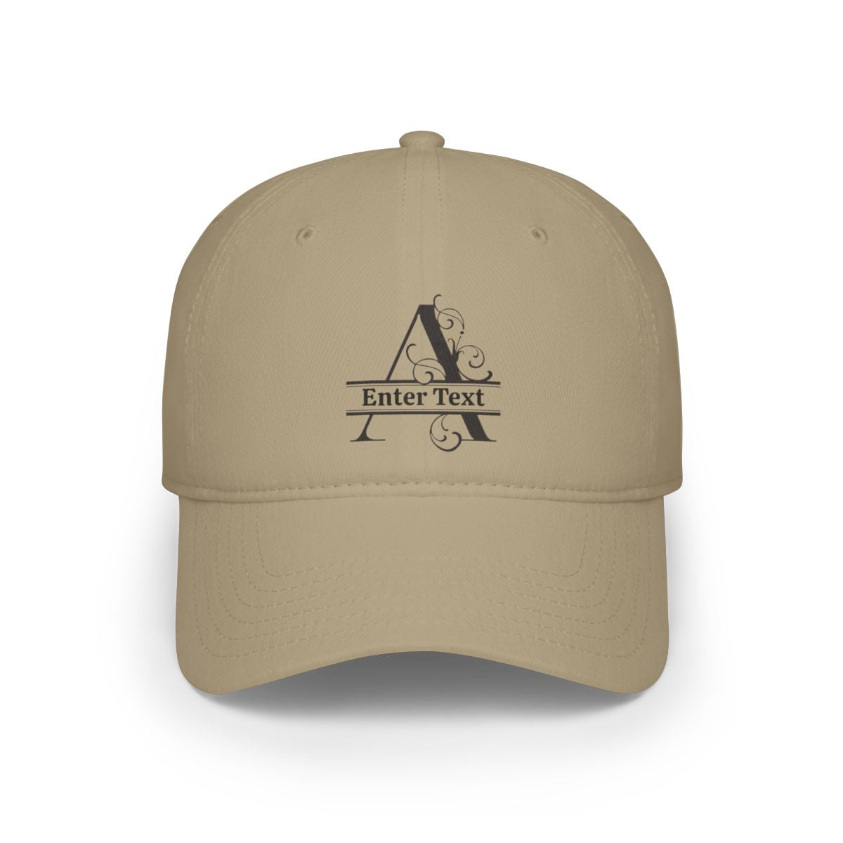 Customizable Monogram Low Profile Baseball Cap