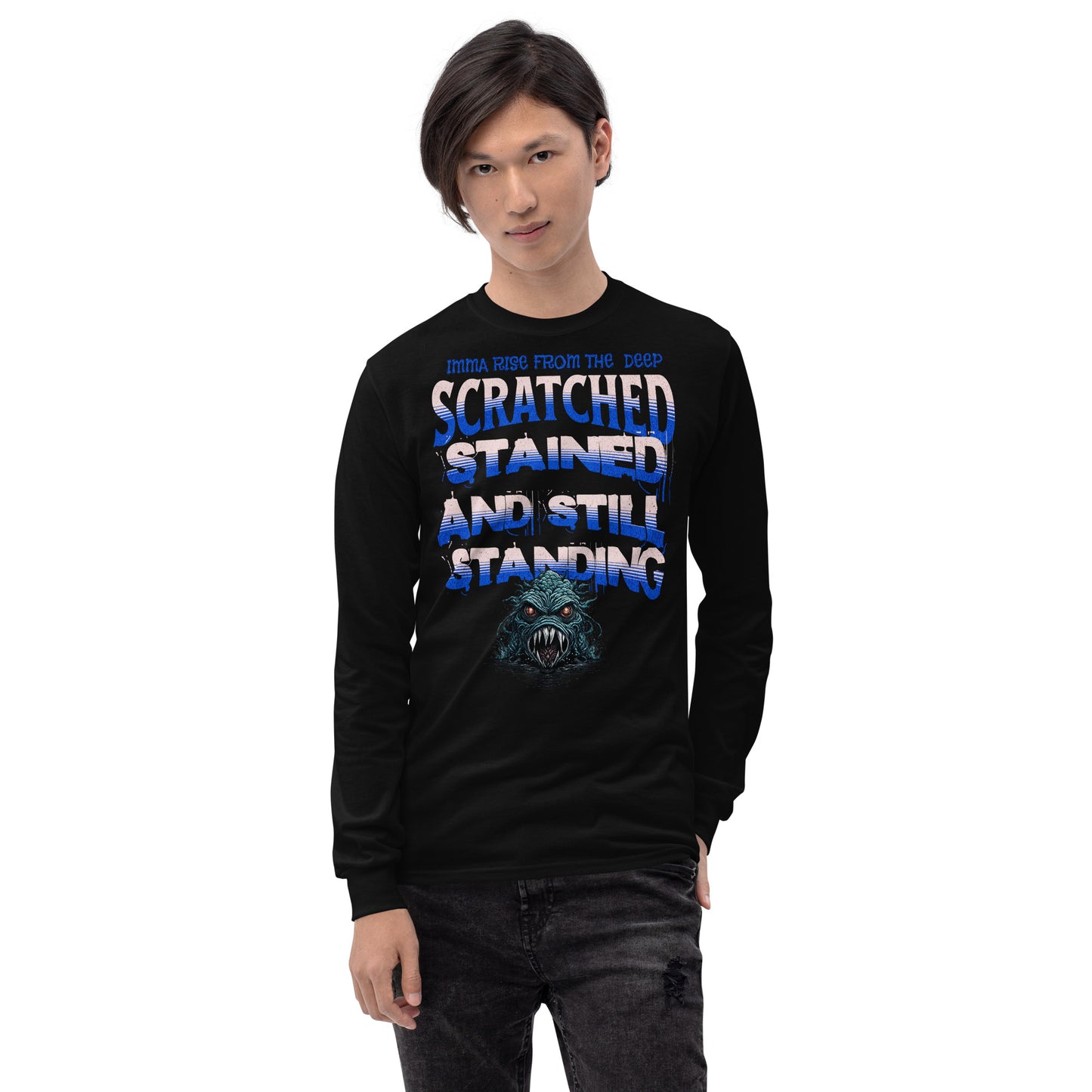 "DISTORT THE NORM" Men’s Long Sleeve Shirt