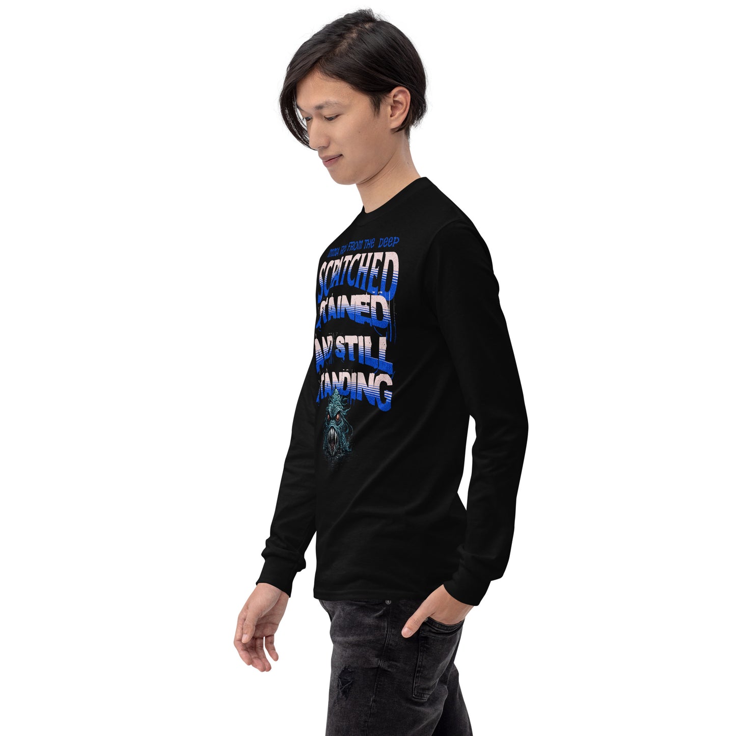 "DISTORT THE NORM" Men’s Long Sleeve Shirt