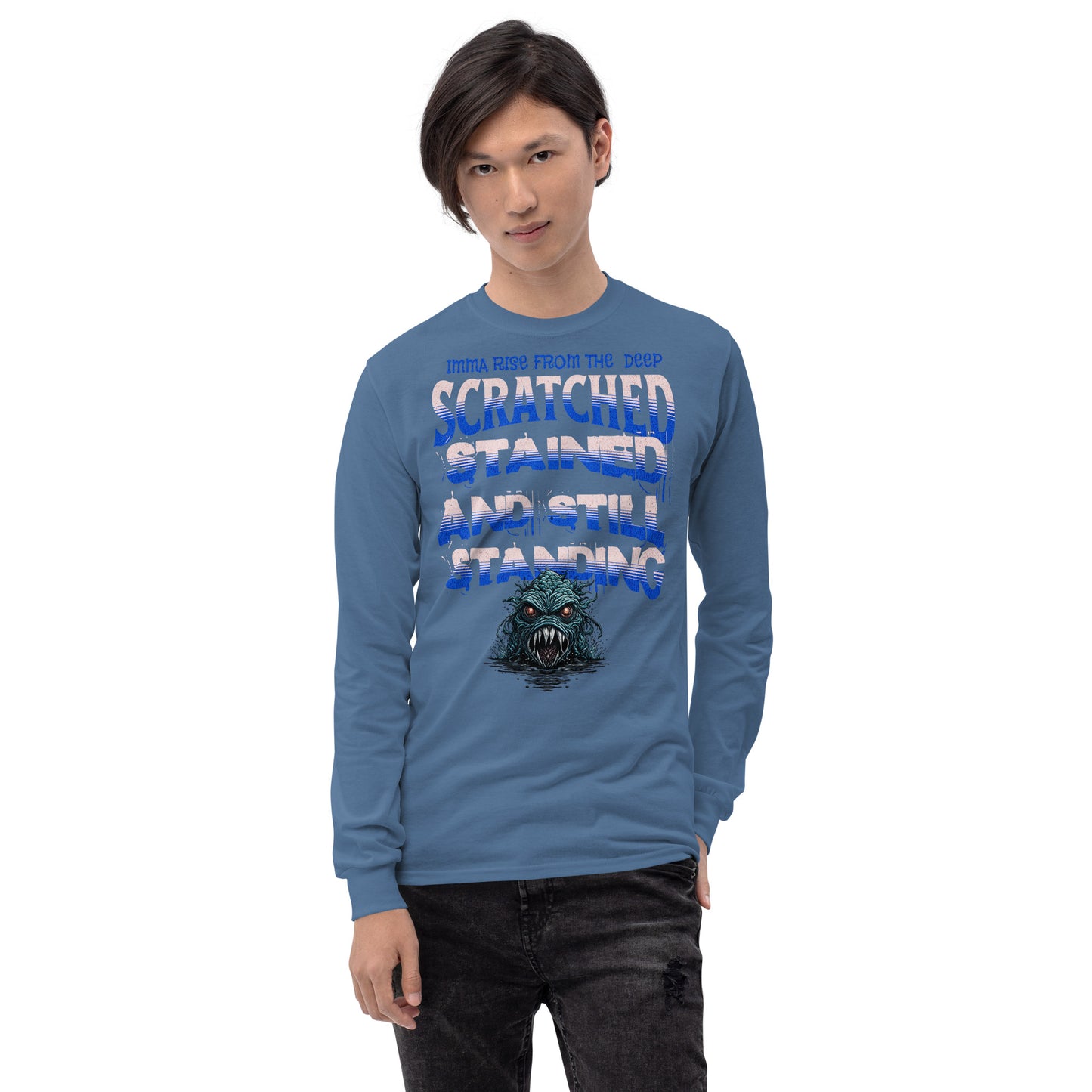 "DISTORT THE NORM" Men’s Long Sleeve Shirt