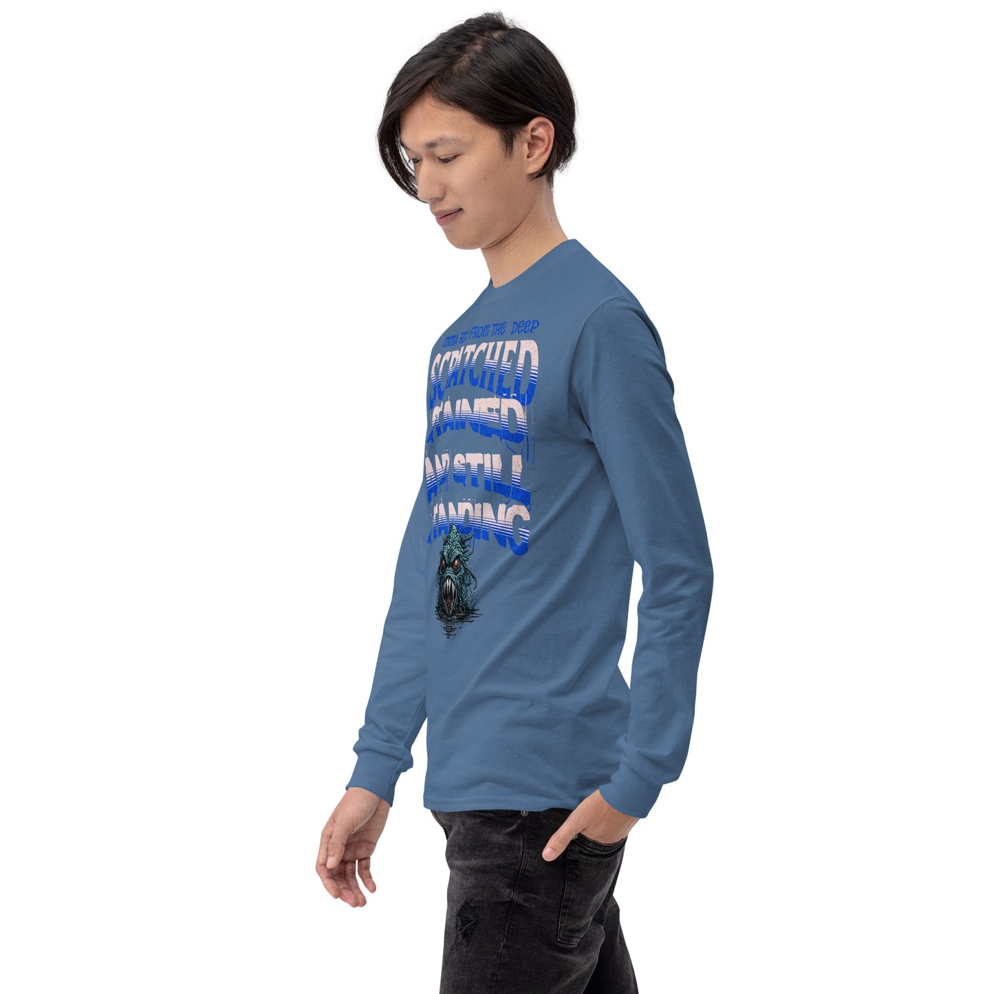 "DISTORT THE NORM" Men’s Long Sleeve Shirt