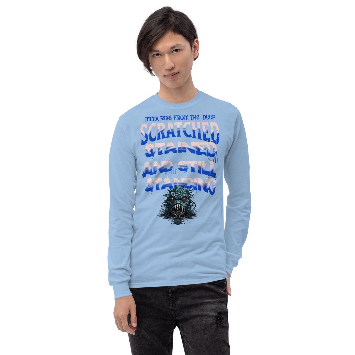 "DISTORT THE NORM" Men’s Long Sleeve Shirt