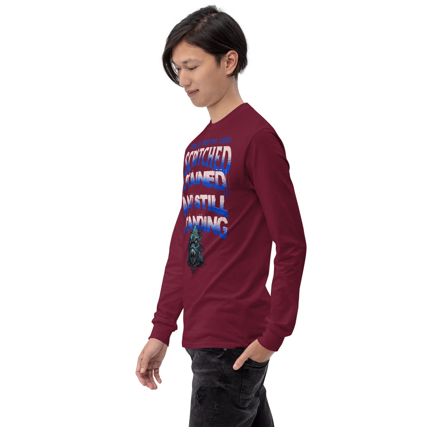 "DISTORT THE NORM" Men’s Long Sleeve Shirt