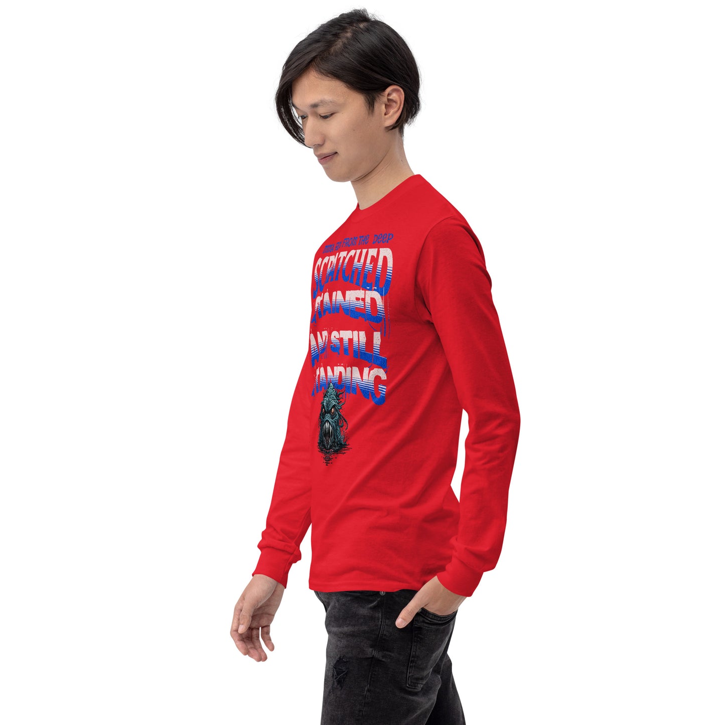 "DISTORT THE NORM" Men’s Long Sleeve Shirt