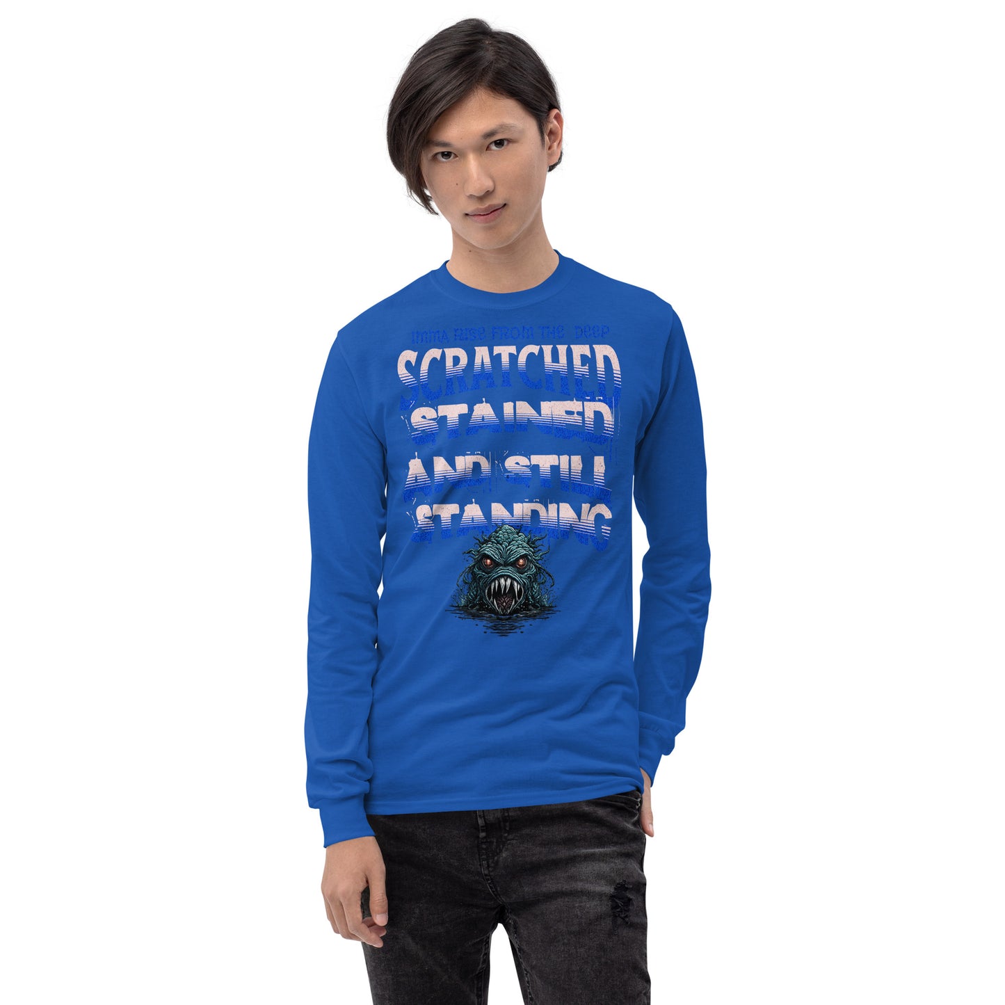 "DISTORT THE NORM" Men’s Long Sleeve Shirt