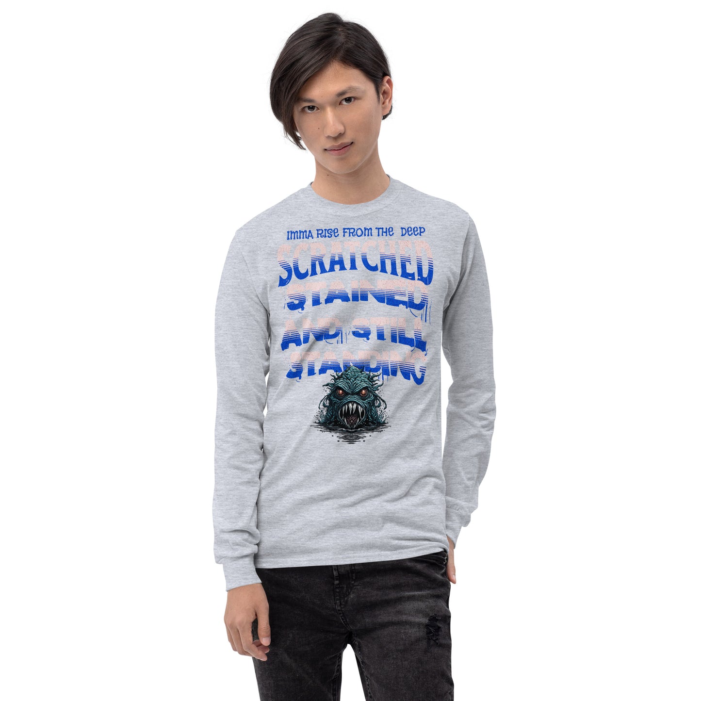 "DISTORT THE NORM" Men’s Long Sleeve Shirt