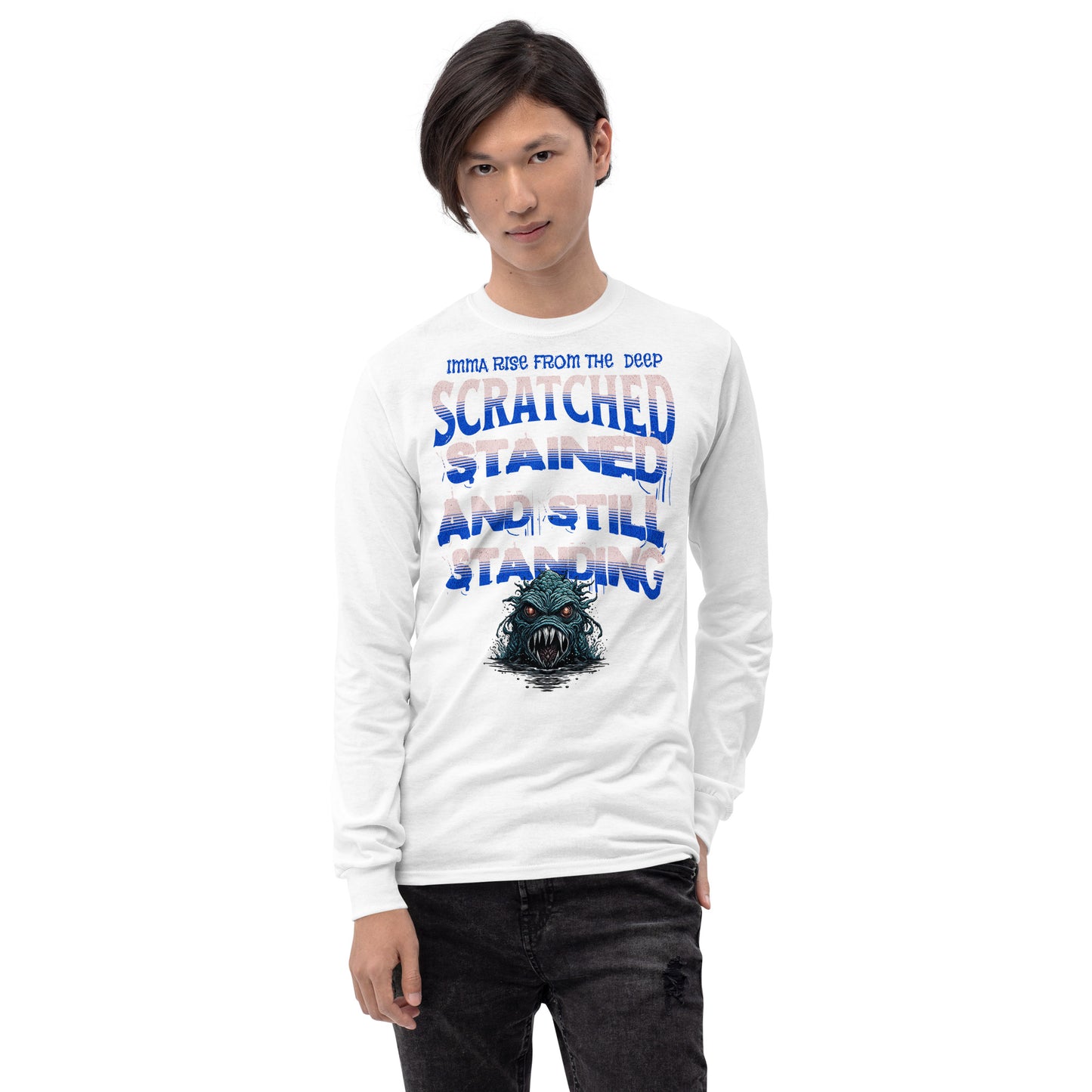 "DISTORT THE NORM" Men’s Long Sleeve Shirt