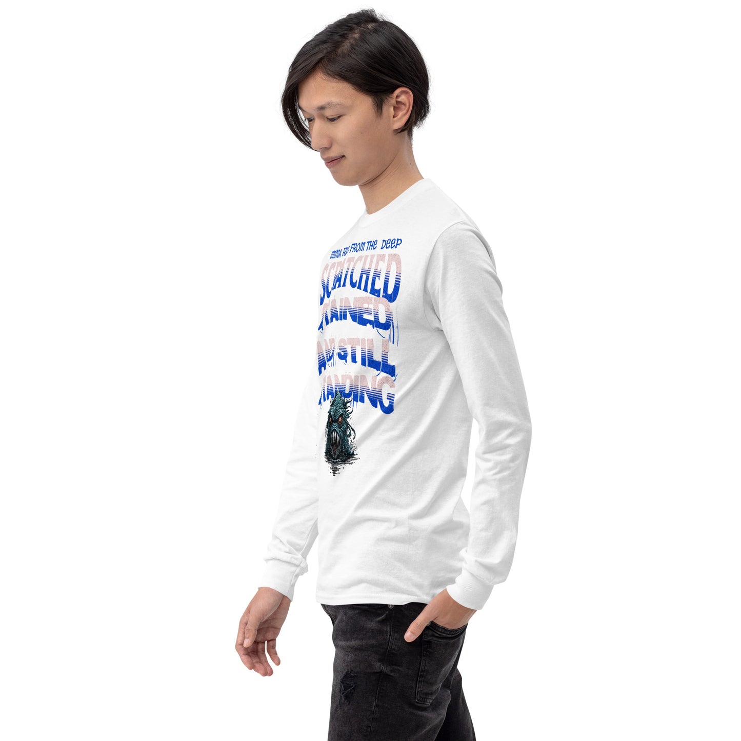 "DISTORT THE NORM" Men’s Long Sleeve Shirt