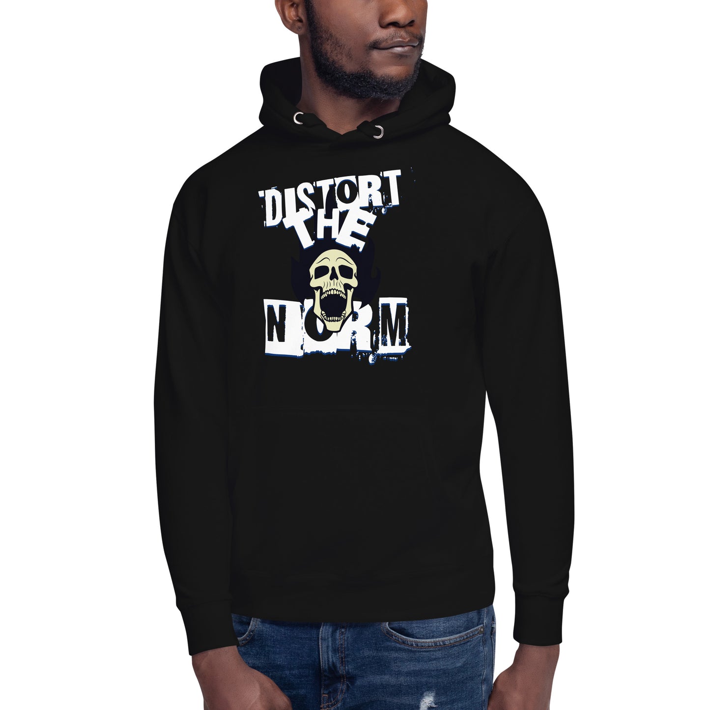 "DISTORT THE NORM" Unisex Hoodie